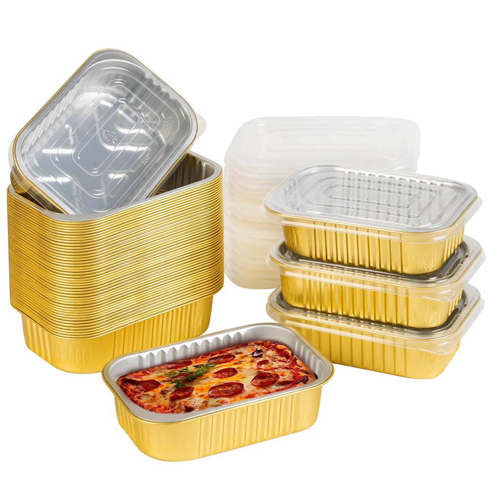 Tin Container Lid - Wadah Aluminium Kecil dengan Tutup, Wadah