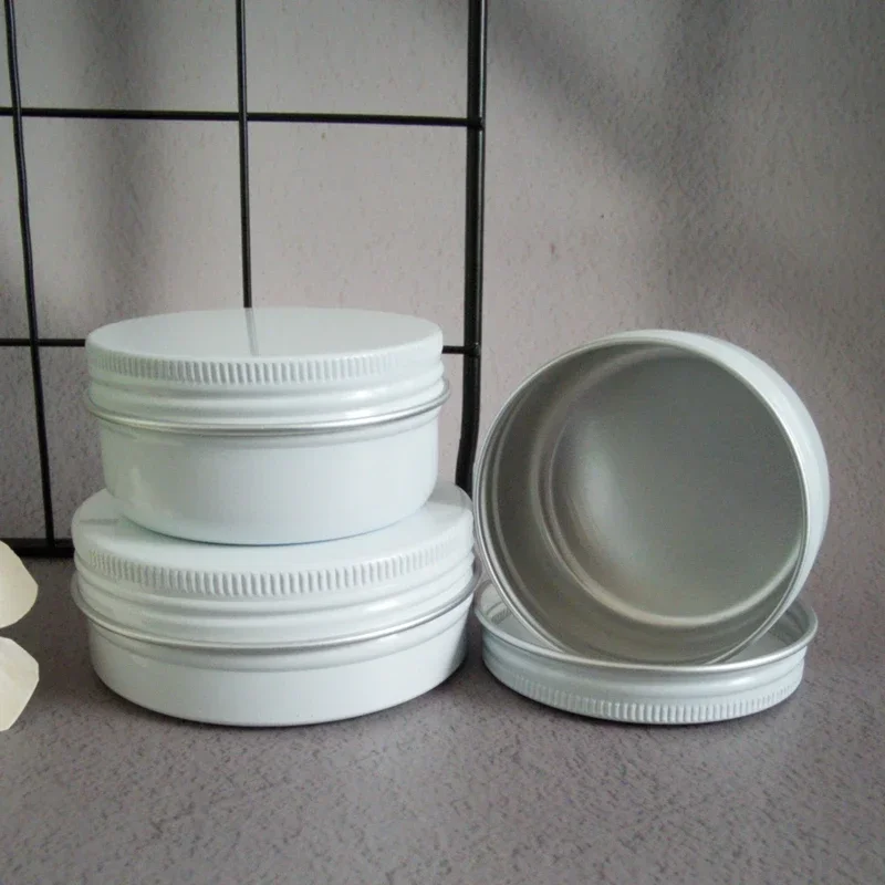 Tin Container Lid - Tutup kosong kotak aluminium, 5/10/15/20/30/50/60/80/110/150g kaleng