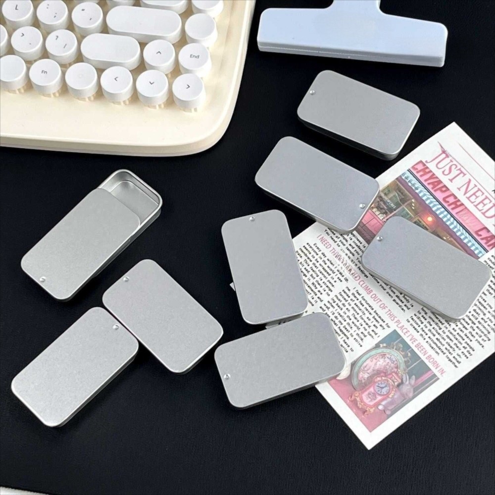Tin Container Lid - Kotak Timah Geser Berbagai Ukuran, Kotak