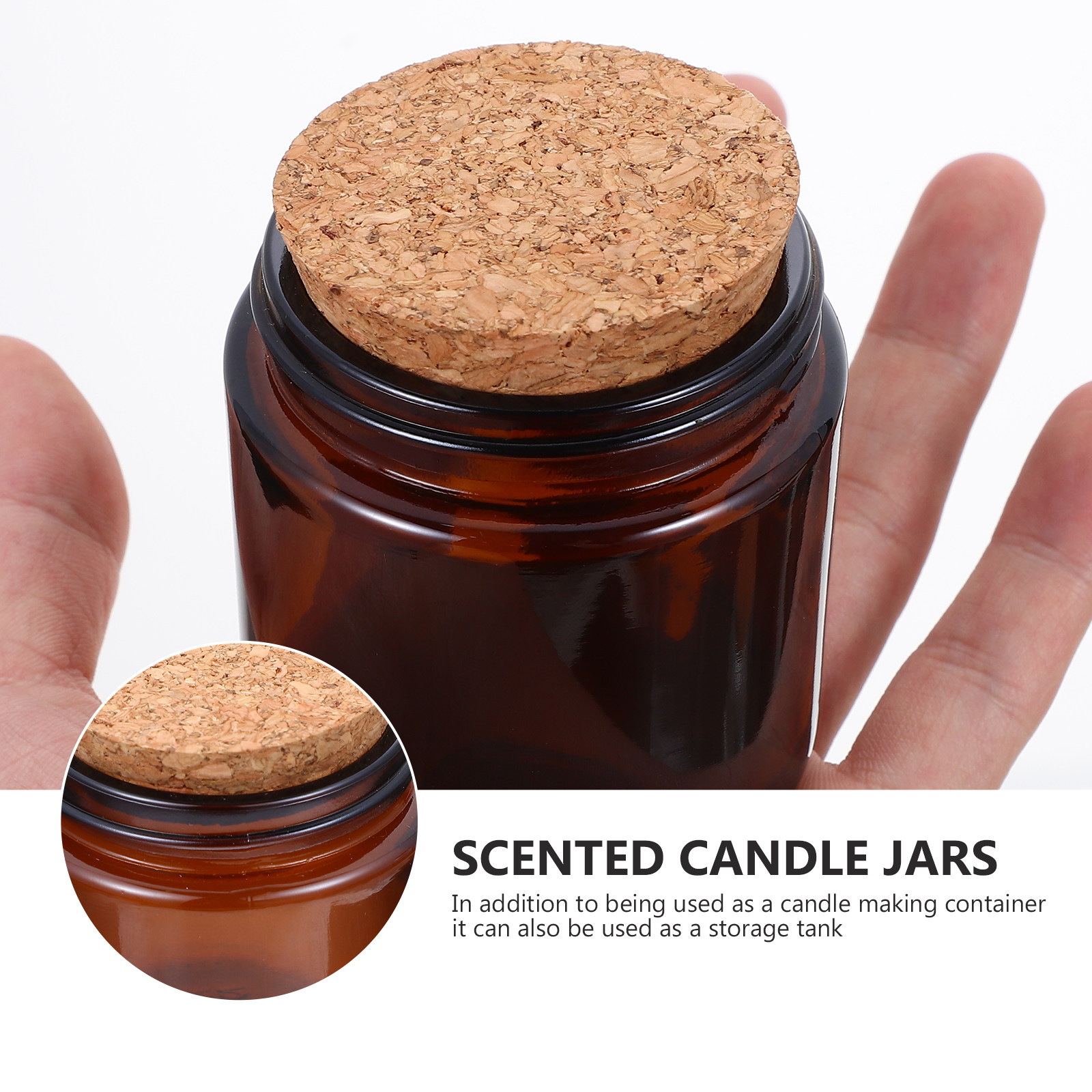 4 Buah Toples Kaca Tebal denga - Candle Making Jars With Lids ulasan dan harga