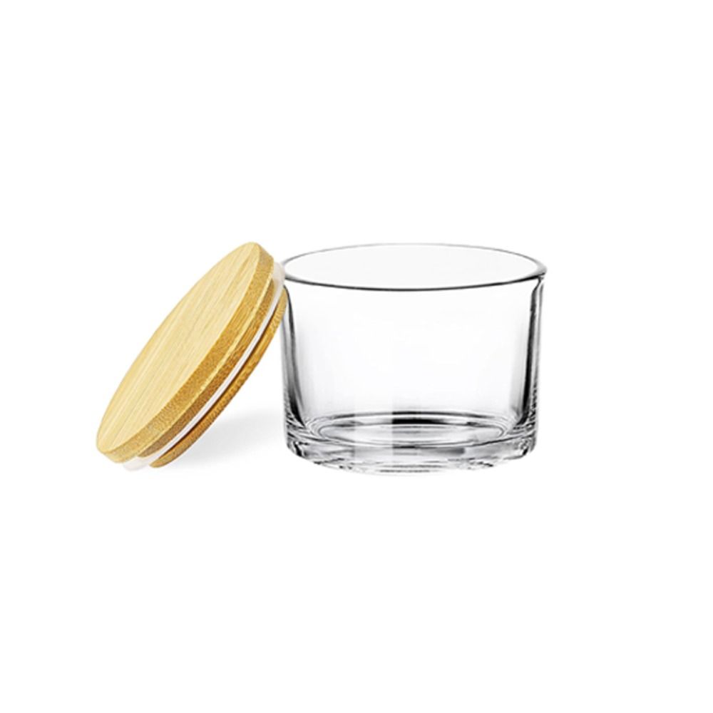 Stoples Lilin Kaca Bening Keci - Candle Making Jars With Lids ulasan dan harga