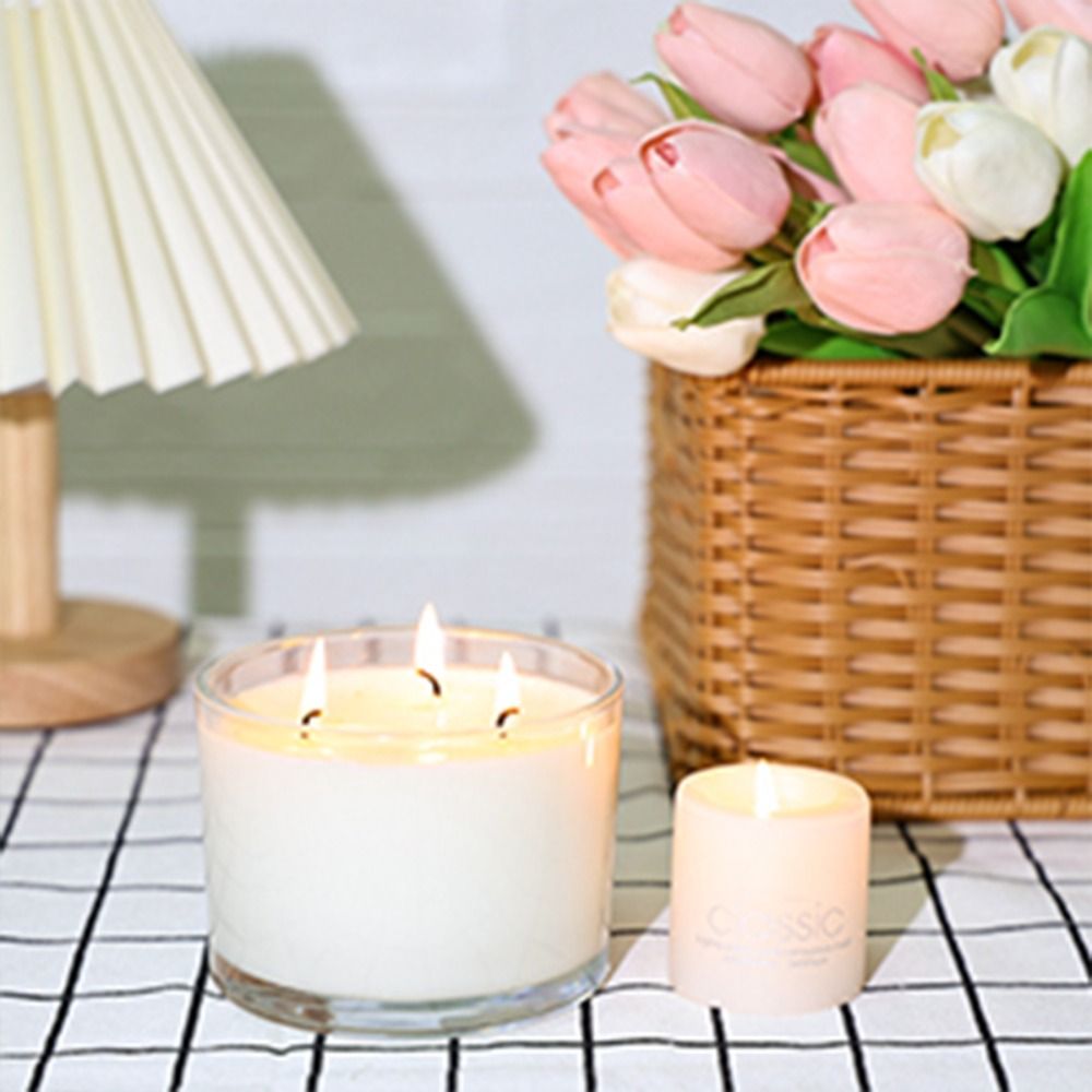 Stoples Lilin Kaca Bening Keci - Candle Making Jars With Lids ulasan dan harga