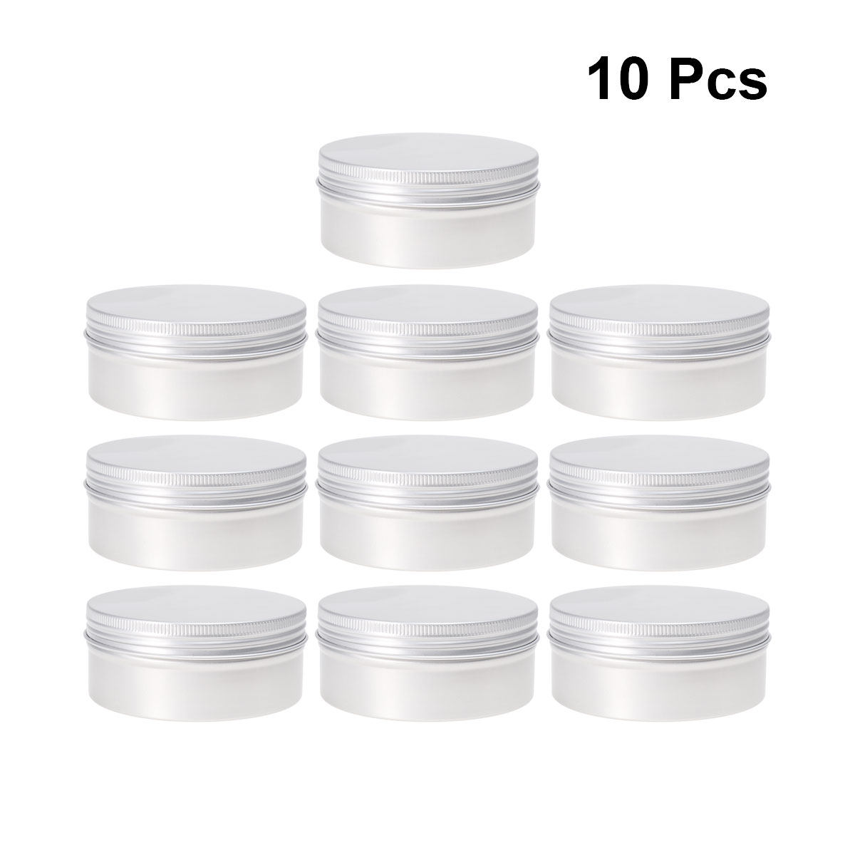 10 Buah Wadah Sampel Botol Alu - Tin Container Lid ulasan dan harga