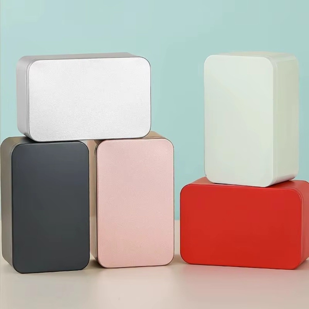 Kotak Kaleng Warna Solid Baru  - Tin Container Lid ulasan dan harga
