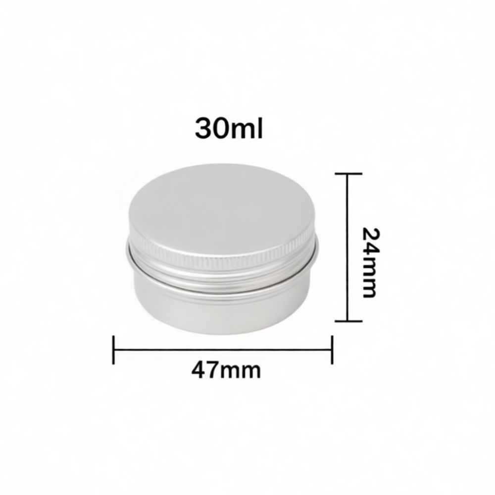 Wadah Aluminium Kompak, Toples - Tin Container Lid ulasan dan harga