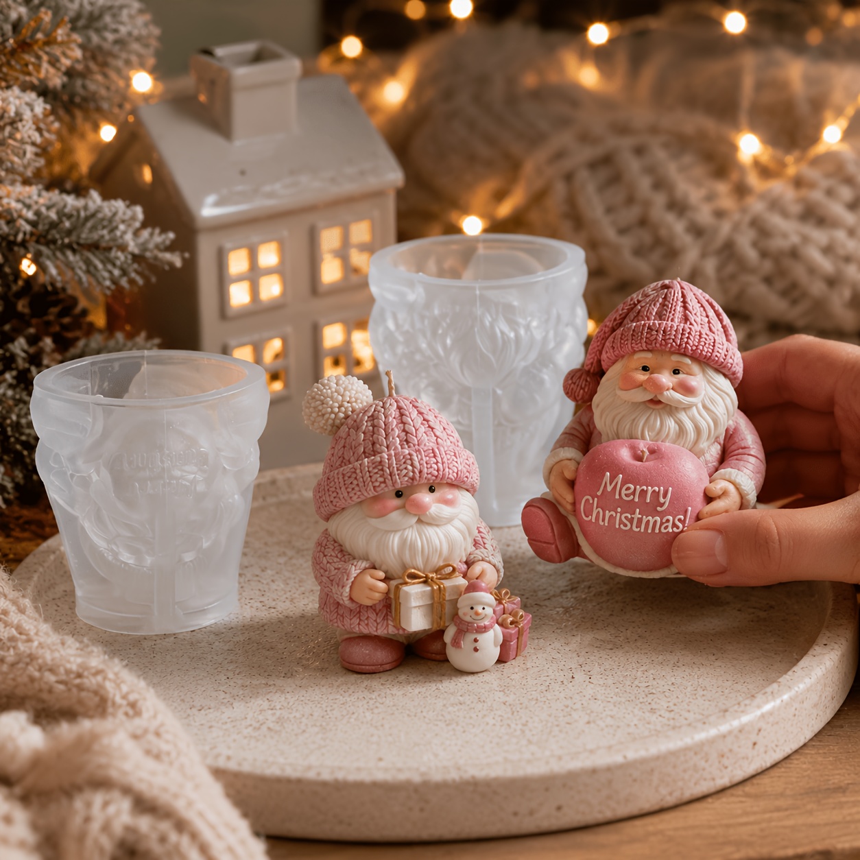 Cetakan Lilin Silikon Gnome Li - Candle Making Kits ulasan dan harga