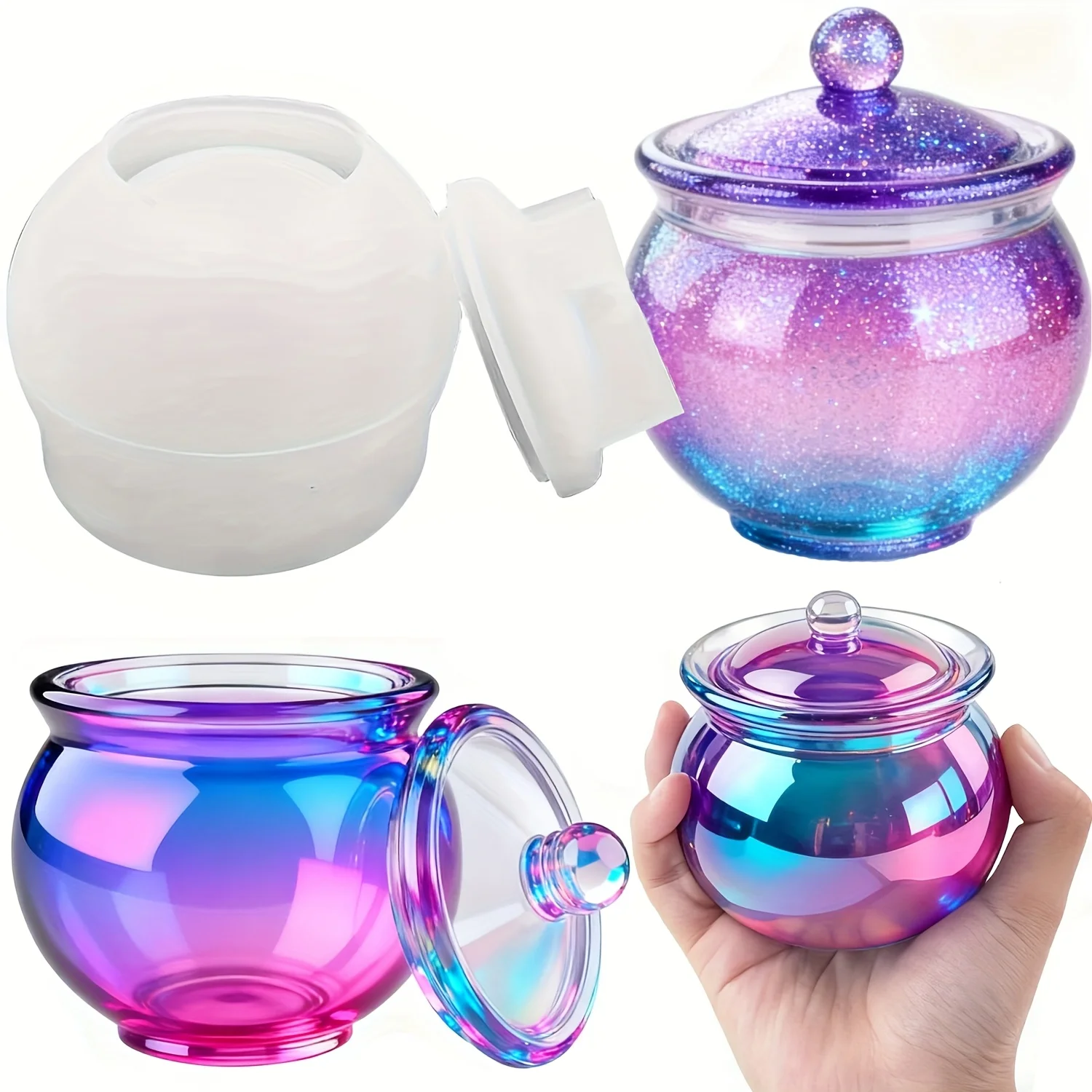 1 set cetakan resin bulat deng - Candle Making Jug ulasan dan harga